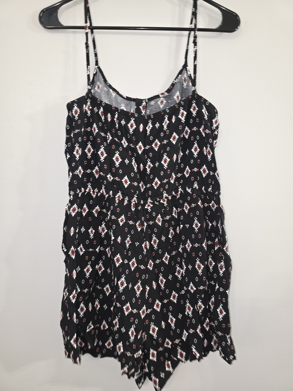 Two Printed Spaghetti Strap Rompers - Picture 7 of 11